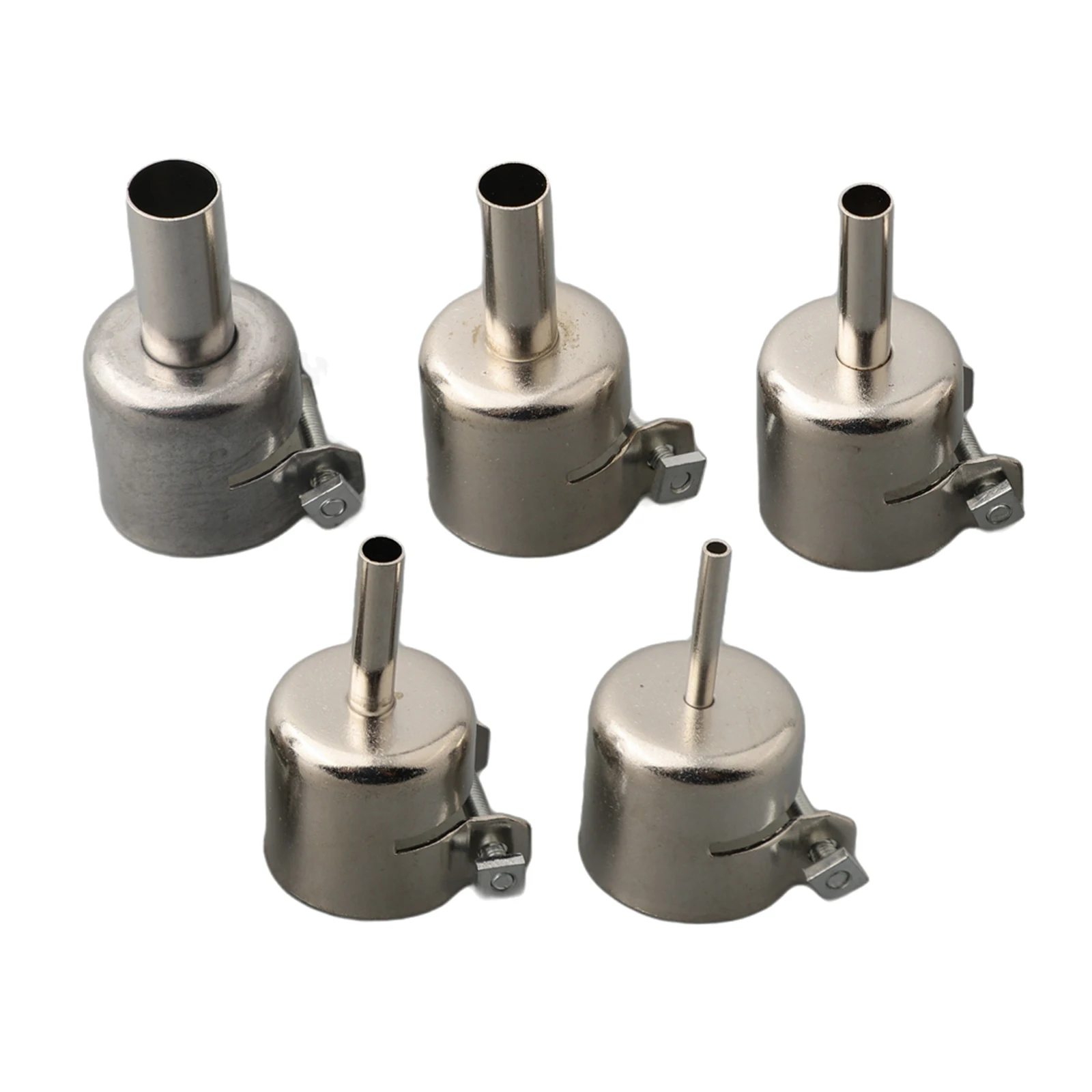 

Replacement Hot Air Welding Nozzles 5pcs for 850 852D 898 Soldering Station Compatible with Multiple Hot Air Desoldering Tools