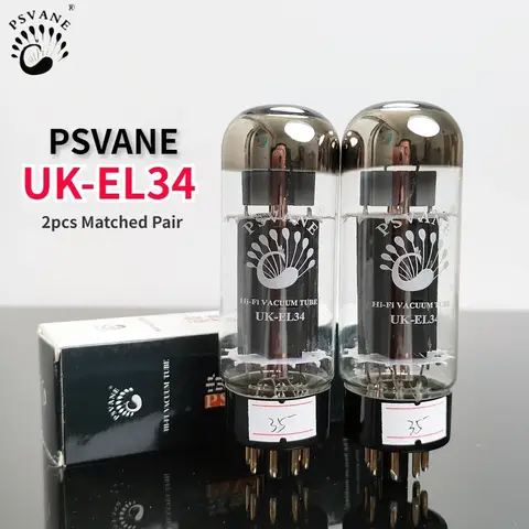 PSVANE UK-EL34 UKEL34 Tubo a Vuoto Aggiornamento EL34 EL34C 6CA7 6P3P 6L6 HIFI Audio Valvola Kit Amplificatore valvolare elettronico FAI DA TE