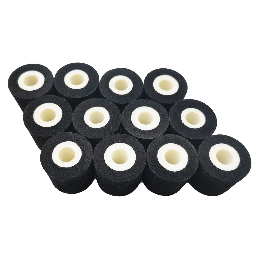 Medium high temperature Black12pcs 36mm*32mm 36mm*36mm hot stamp coder ink roll for MY380F DK1000 DK1100 coding sealing machine