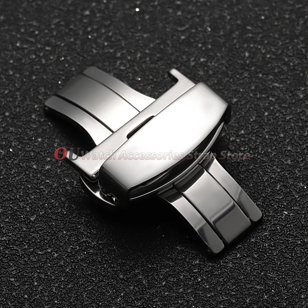 10mm 12mm 14mm 16mm 18mm 20mm 22mm Edelstahl Schmetterlingsverschluss Uhrenarmband-Schließe Faltschließe Uhrenarmbänder Zubehör – Detail 8