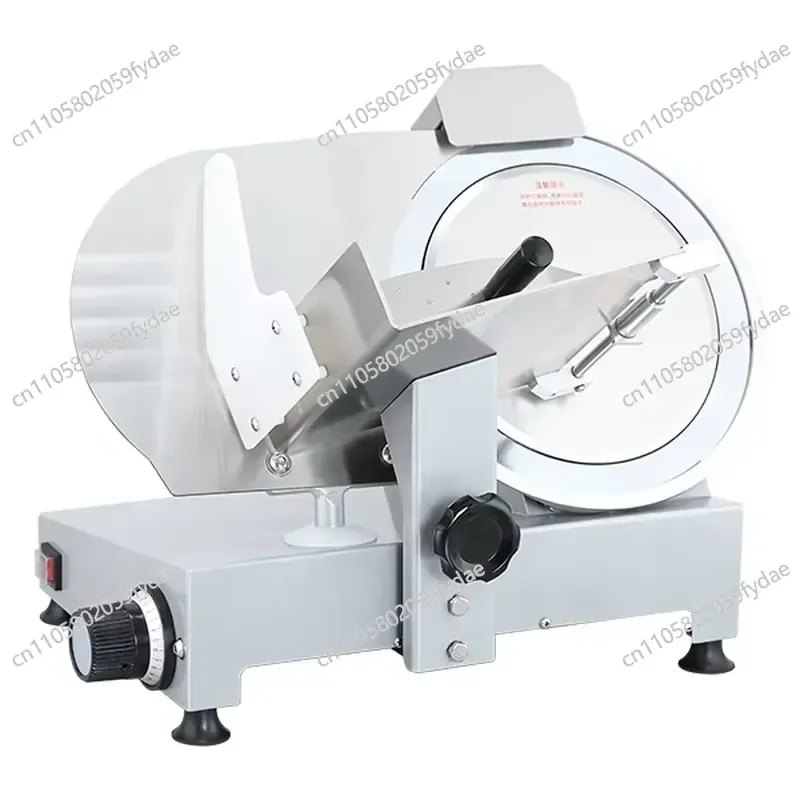 8-Inch Semi-automatic Electric Meat Cutter, Commercial Farm Beef Cheese Sausage Cutter