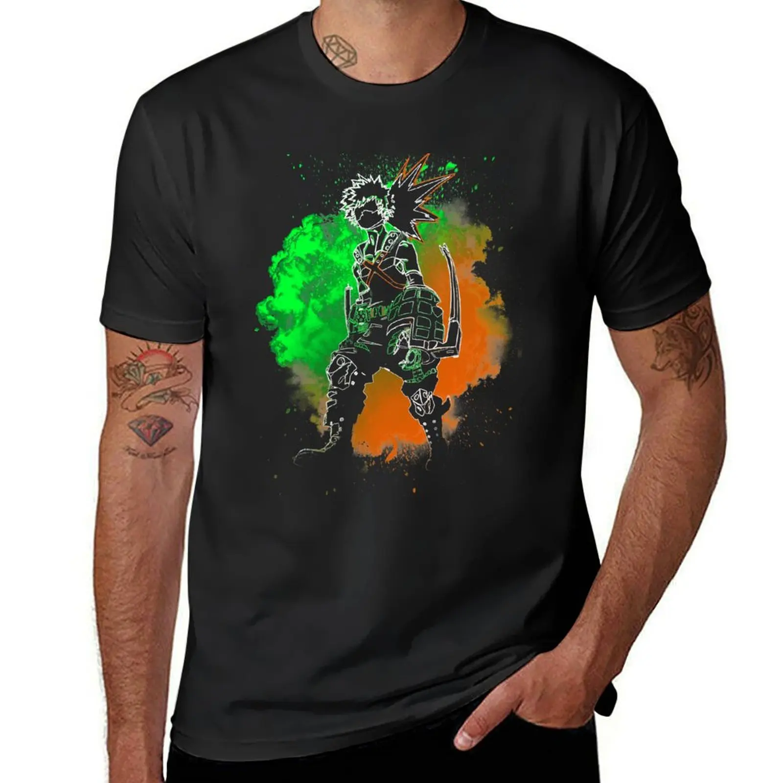 Explosion Soul T-Shirt vintage sports fans summer top fruit of the loom mens t shirts