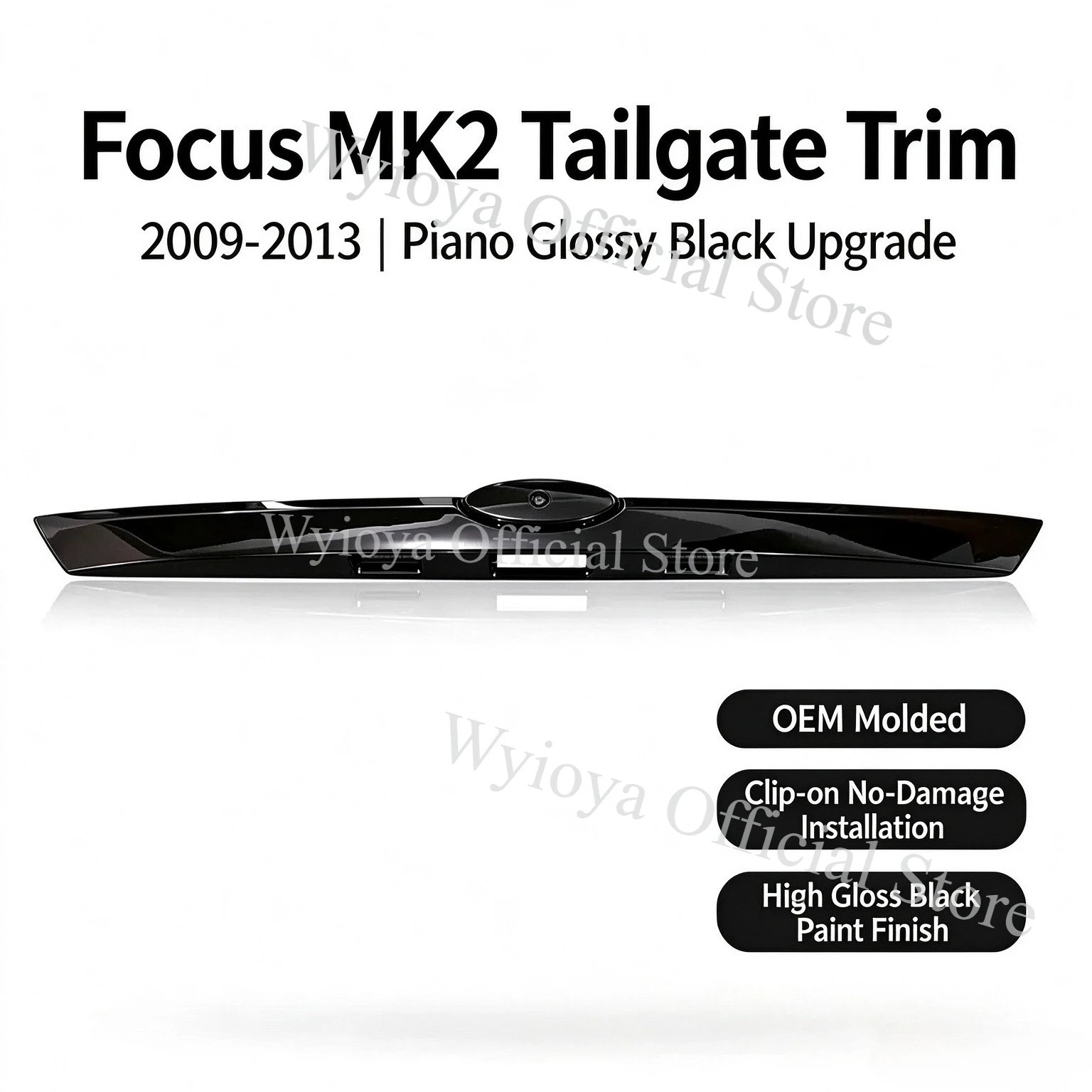 8M51-A43400-ACXWAA 1708809 Rear Tailgate door Trim For Ford Focus Hatchback 2009-2013 Rear Boot Molding Car Styling Accessories