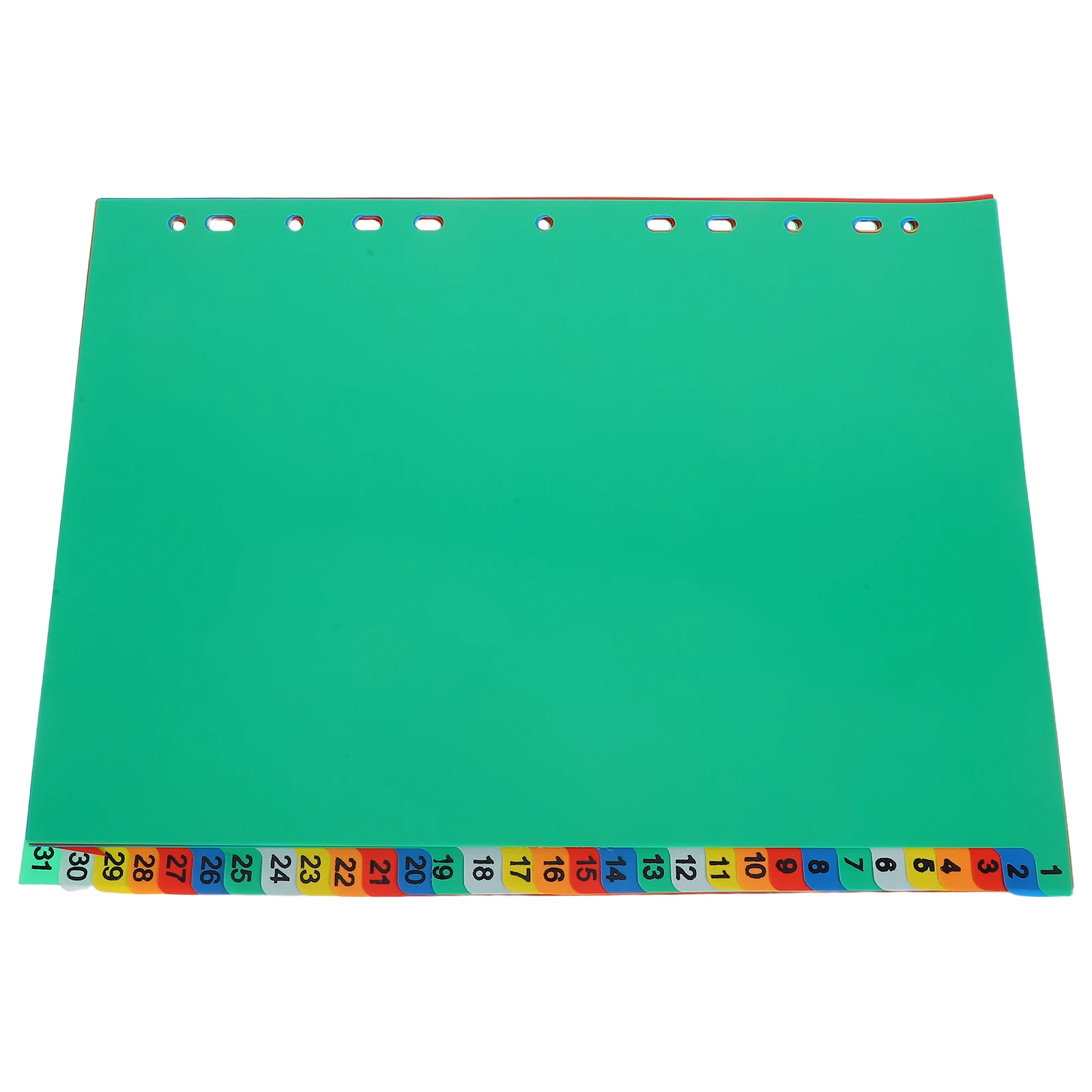 

62Pcs Multicolor Binder Dividers Plastic Tabs for Office School Planners Precise Positioning File Management