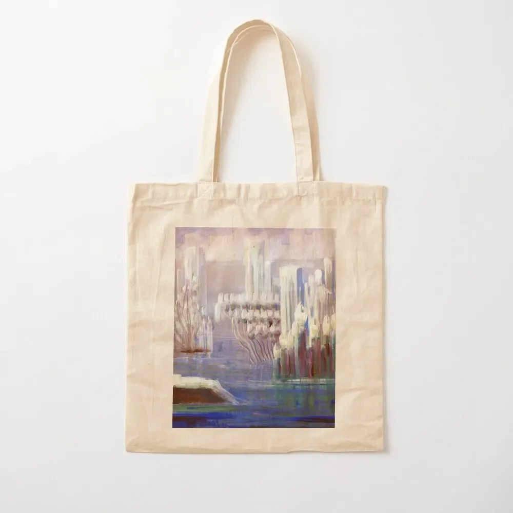 Creation of the World VI by Ciurlionis Tote Bag Women's bags bags luxury women Shopping bags