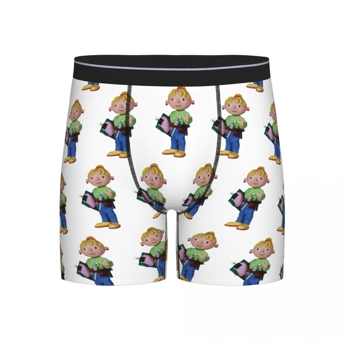 

Длинные трусы-боксеры, шорты Bob The Builder Wendy, мужские вентилируемые трусы для Homme, мужской подарок бойфренду