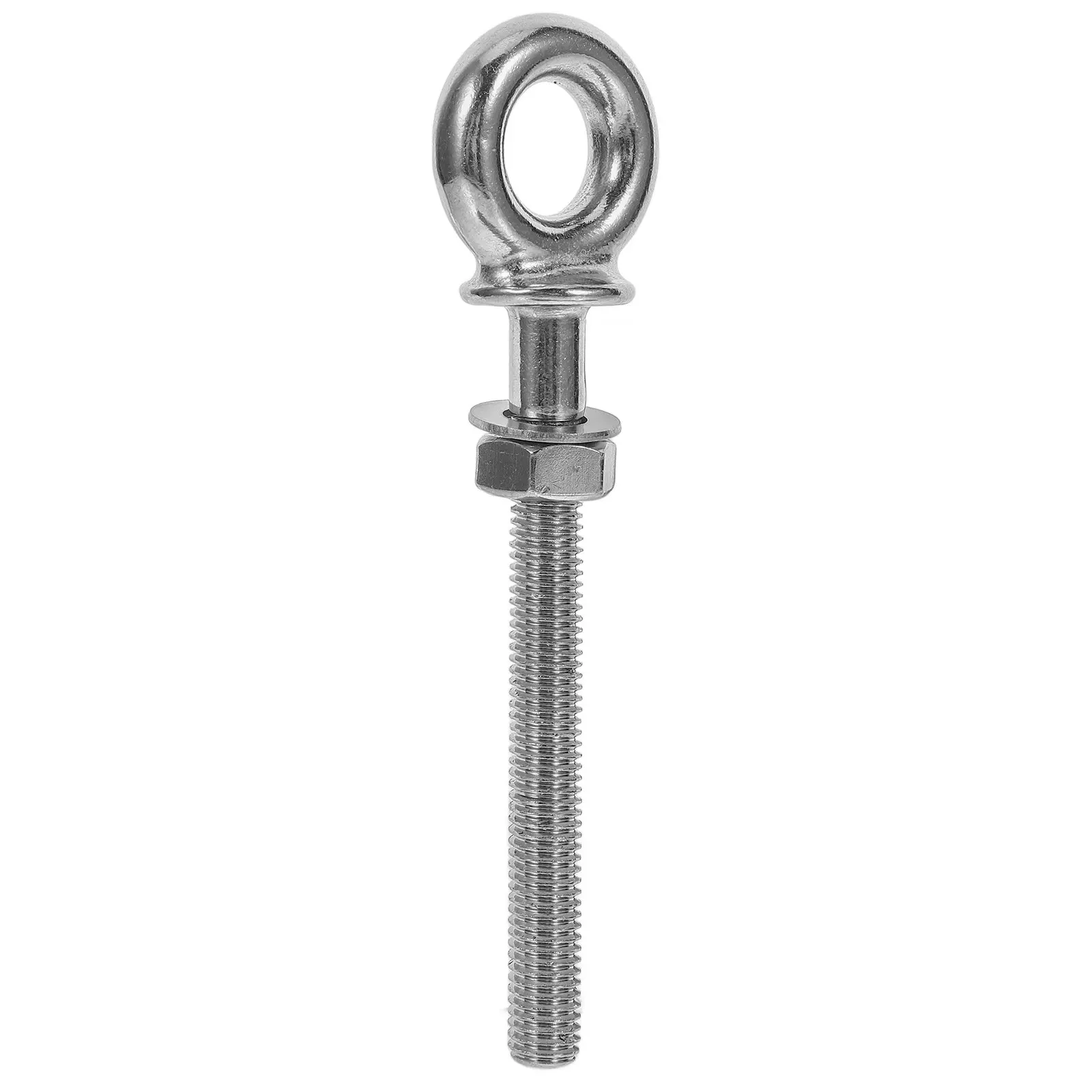 316 Stainless Steel Eye Bolt M10 X 100Mm Corrosion Resistant Heavy Duty Lifting Eye Screw for Wet Environments Boats Docks DIY