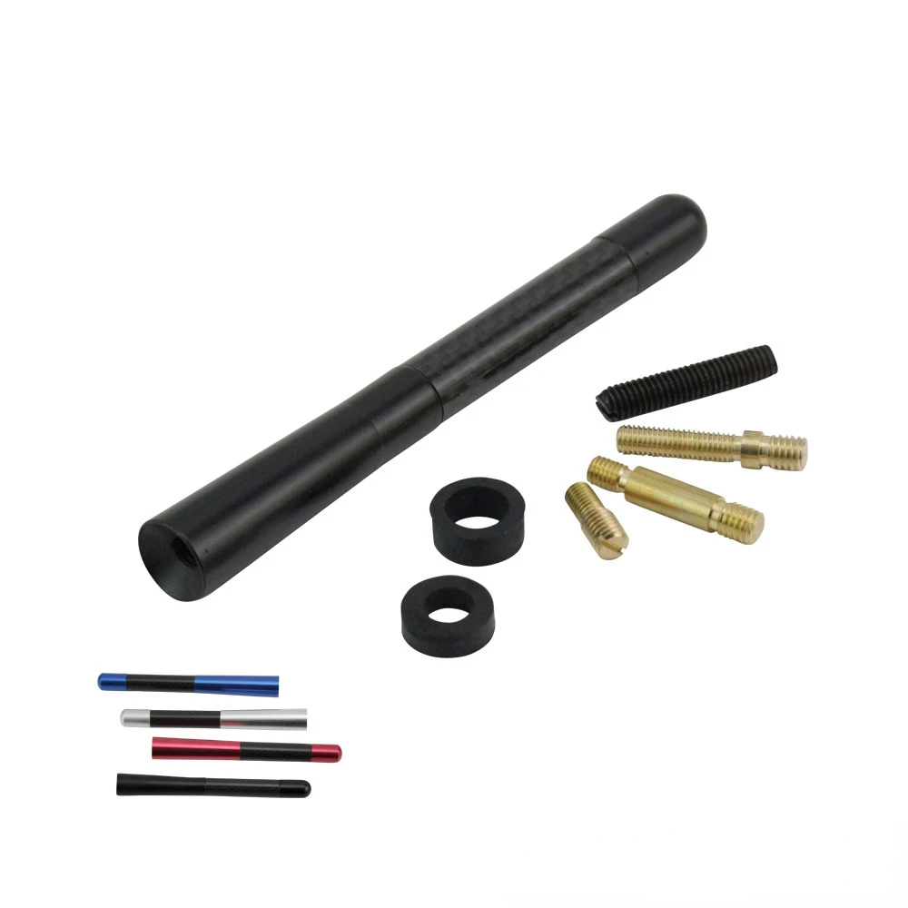 Automobile and Motorcycle Refitted Antenna Decorative Signal Carbon Fiber Aluminum Alloy Metal Reception