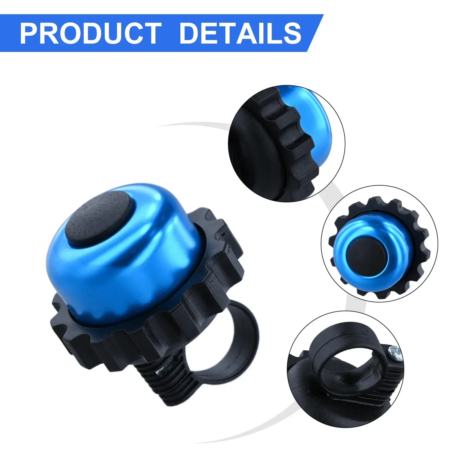 Rotating Bike Bell Ring Bicycle Bell Speaker Aluminum Alloy Cycling Accessorie Tool Parts For Scooter Mini High Volume MTB