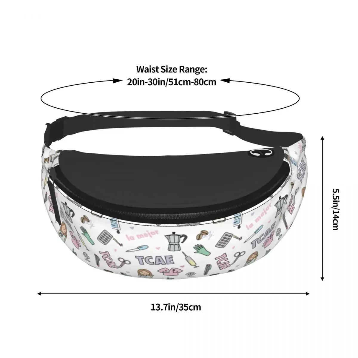 Enfermera En Apuros Doctor Nurse Medical Fanny Pack Women Men Custom