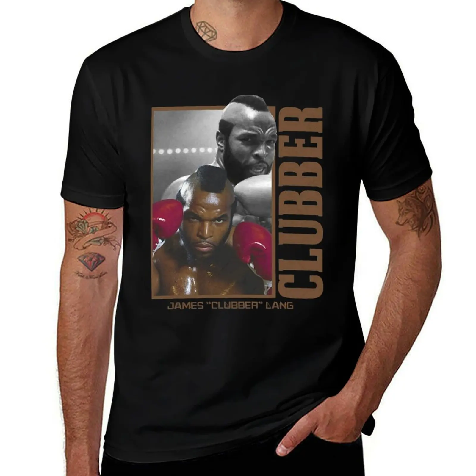 

Clubber Lang Retro Boxer T-Shirt UV Sun Protection Tee Shirt