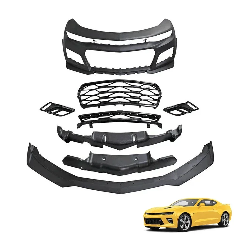 Zl1 Style Body Kit Front Bumper Lip Car For Chevrolet Camaro 2016-2018