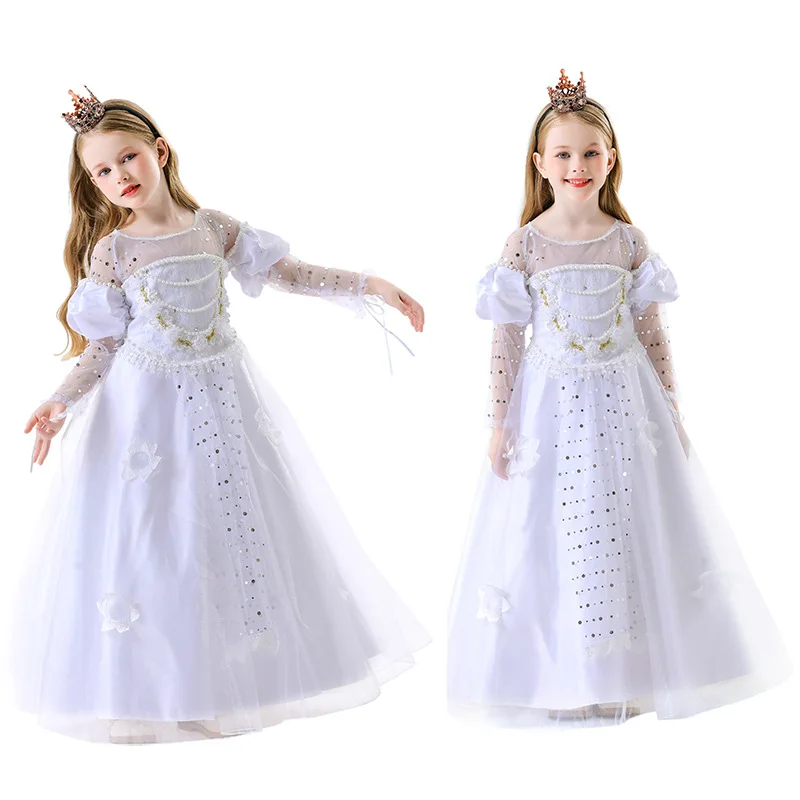 

Princess Snow White Costume Children's Mesh Dress Queen Style Halloween Masquerade Party Outfit Women's Fashion Ethnic Stage ...