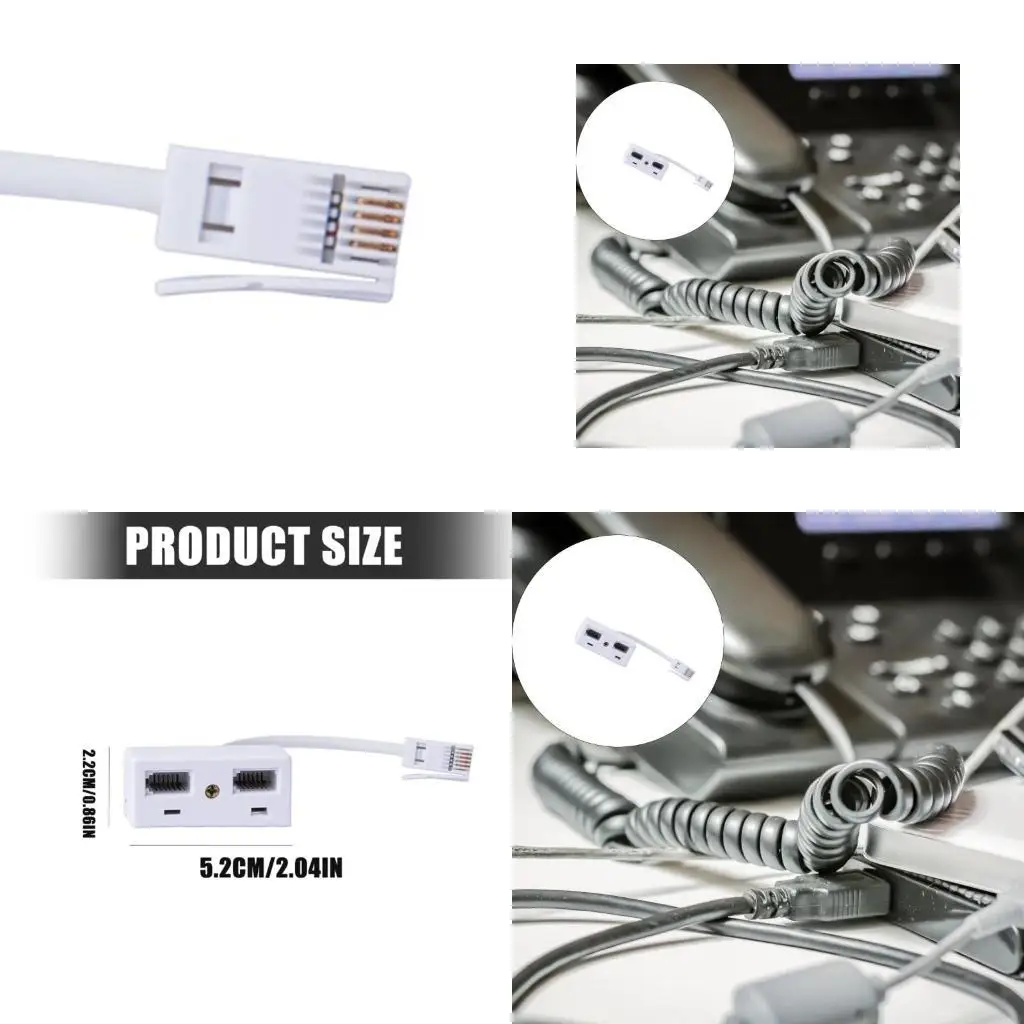C90F Universal RJ11 Telephone Connectors with Instants Setups for Flexible Residential and Commercial Use