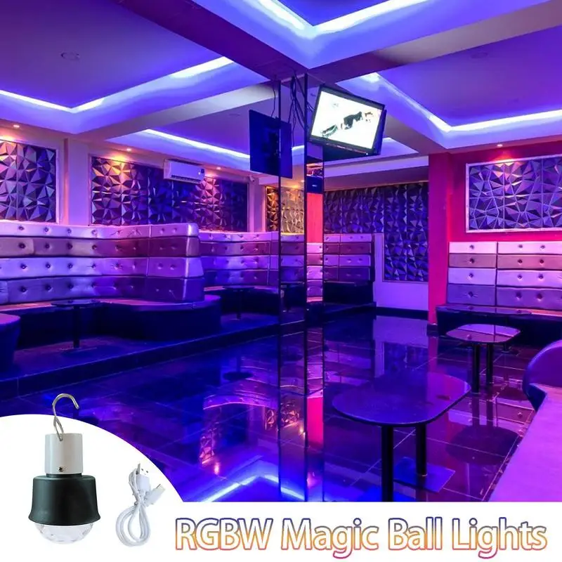 

USB Mini Disco Lights Durable RGBW Atmosphere Strobe Lights Wide USB Rechargeable Atmosphere Decoration Supplier Accessories