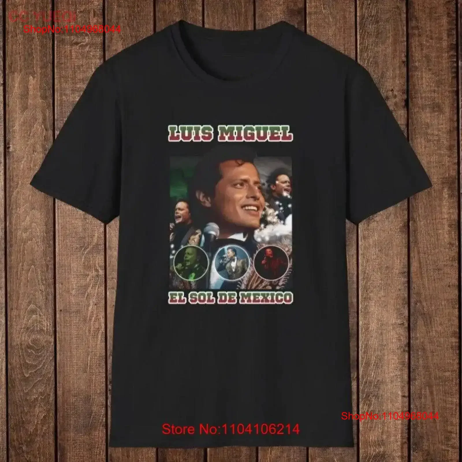 Camiseta Luis Miguel Estilo Bootleg Vintage Lavada para Hombre, Moda Casual, Versátil, Cómoda, Unisex, con Gráficos