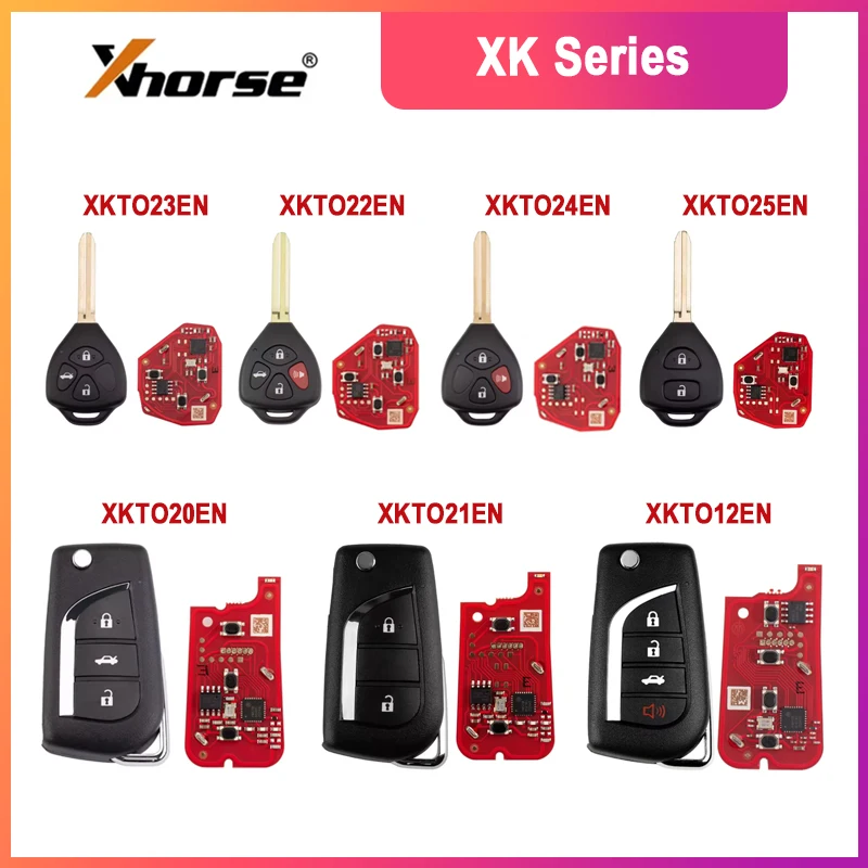

MAGICKEY Xhorse 2nd Generation for Toyota Type XKTO23EN XKTO22EN XKTO24EN XKTO25EN XKTO20EN XKTO21EN XKTO12EN