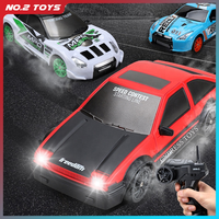 1/24 High Speed RC Drift Vehicle Cars Replaceable Tire 4WD GTR Competition Race Car Model Remote Control Racing Car Boy Toy Gift