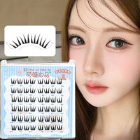 Glue-free Ultra-thin False Eyelashes Natural Noglue Eyelashes Segmented Curl Eyelash Clusters Eyelash Glue Manga Lashes