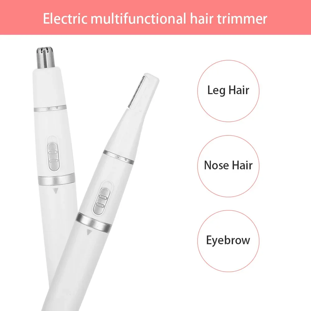 Washable Multiple Function Ultrasonic Vibration Ion Facial Beauty Machine Body Hair Trimmer Hair Shaver Set Face Beauty Device