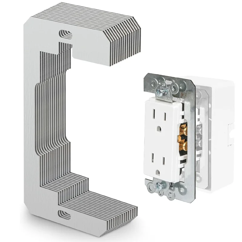 Espaciadores de placa de pared A88X, placas niveladoras de dispositivo de ajuste al ras para herramienta de reparación de salidas eléctricas, cuñas espaciadoras de receptáculo