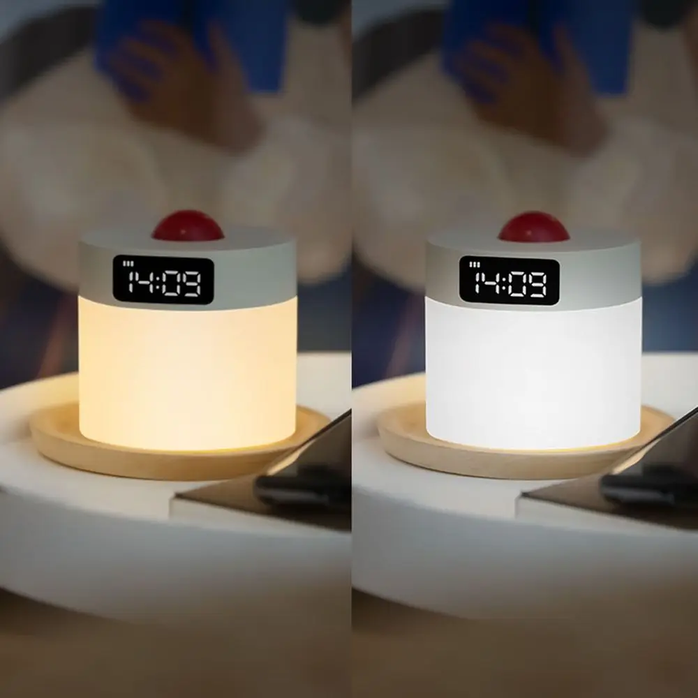 ไฟนอนชาร์จ USB Sunset โคมไฟรีโมทคอนโทรล Dimming Night Light Simple Timed โคมไฟข้างเตียงห้องนอน