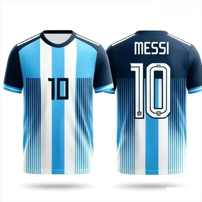 The Argentina Messi 10 Jersey for Children, A Fast-drying Sports Top, Is Suitable for Training and Daily Casual Wear By Fans