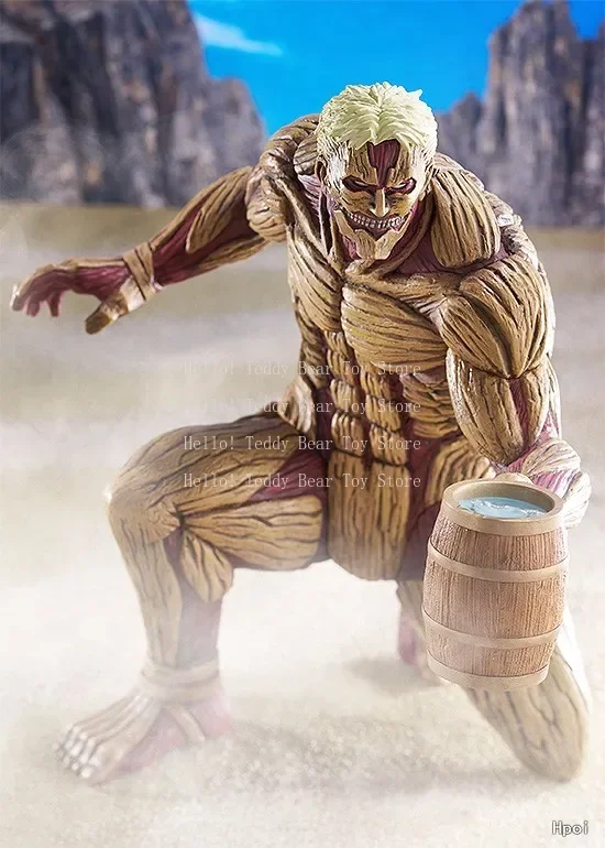 Original GCS POP UP PARADE ataque a los Titanes Reiner marrón blindado Titan forma mundial después del partido colección de modelos de Anime