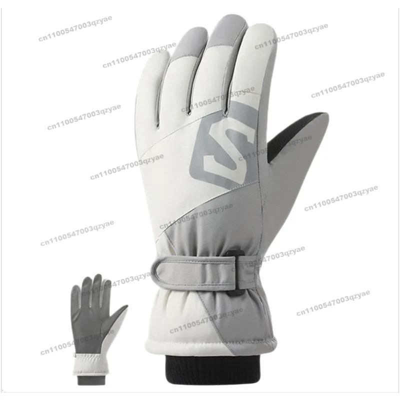 2PCS Winter Warm Men's Women's Ski Gloves Waterproof  Non-slip Touch Cold-proof Riding Outdoor Cycling Mountaineering Touch