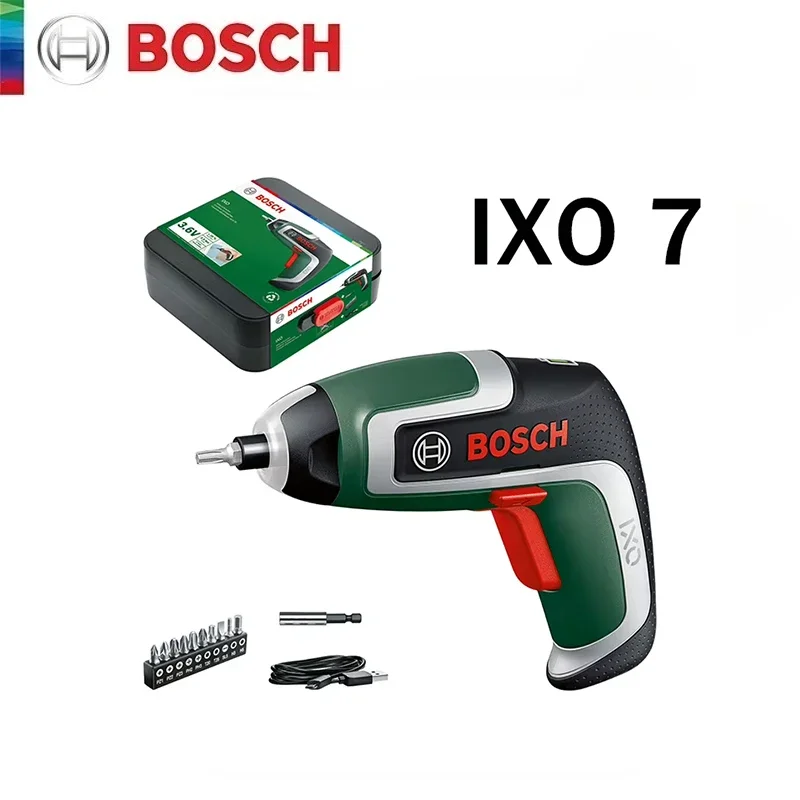 Bosch Cordless Electric Screwdriver IXO7 USB Rechargeable Mini Electric Drill Screw Driver Portable Compact Power Tool