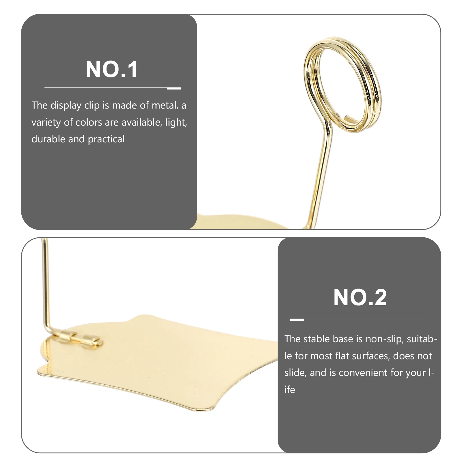 5 Pcs Bins Price Tag Clip Clothing Labels Beard Clamp Black Metal Display Rack Cord Clips