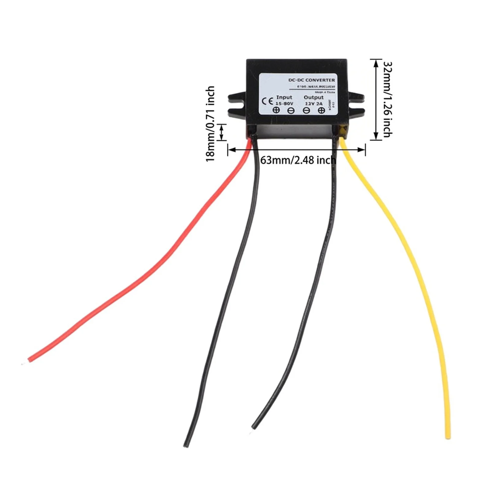Wide Input Converter DC-DC Converter 91 Conversion Efficiency 12v Dc Power Supply Dc Dc Converter For Outdoor Use