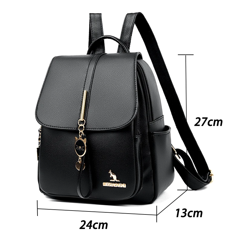 Fashion Small Backpack Women Shoulder Bags Anti-theft Women Backpack School Bags for Teenage Girls Light Ladies Travel Backpack