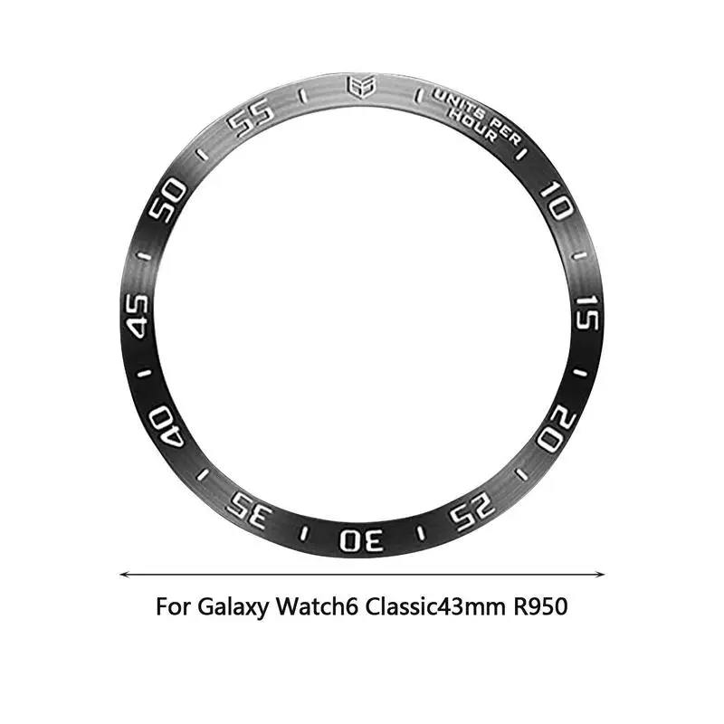 مشاهدة حلقة الوفير لسامسونج Watch6 الكلاسيكية ، المضادة للخدش حامي الحال ، غطاء Smartwatch ، 43 مللي متر ، 47 مللي متر