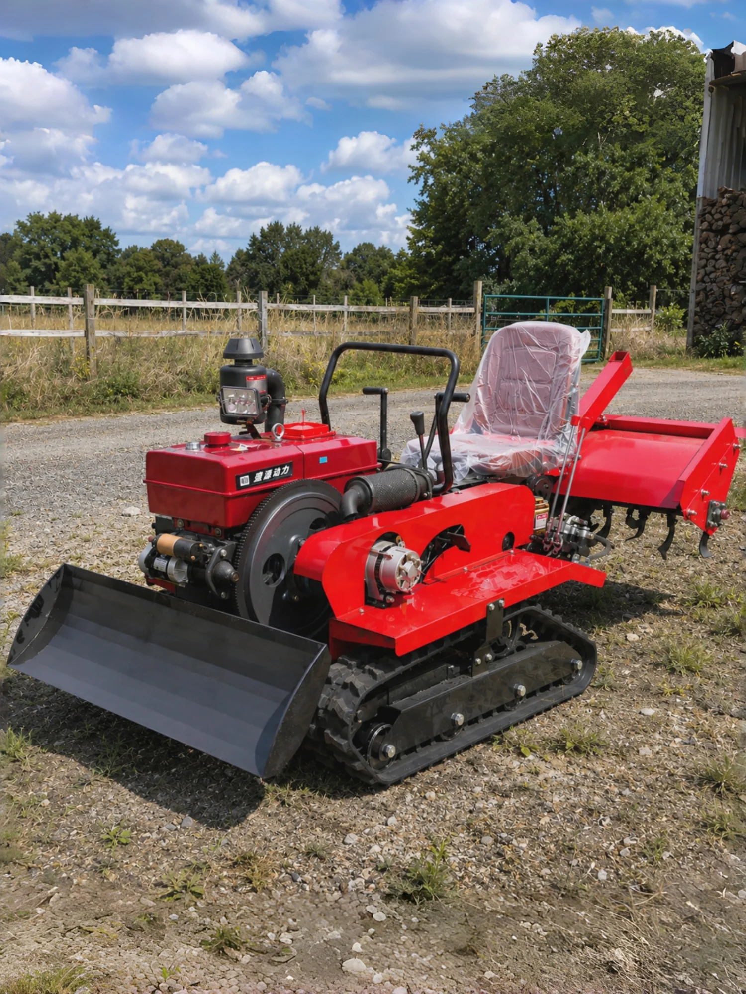 Maßgeschneiderter 30-50 PS 4WD Kompakt-Landwirtschaftstraktor, Diesel-Traktor für Garten, Obstgarten, Ranch, Kleinbauernhof und Landschaftsbau – Detail 2