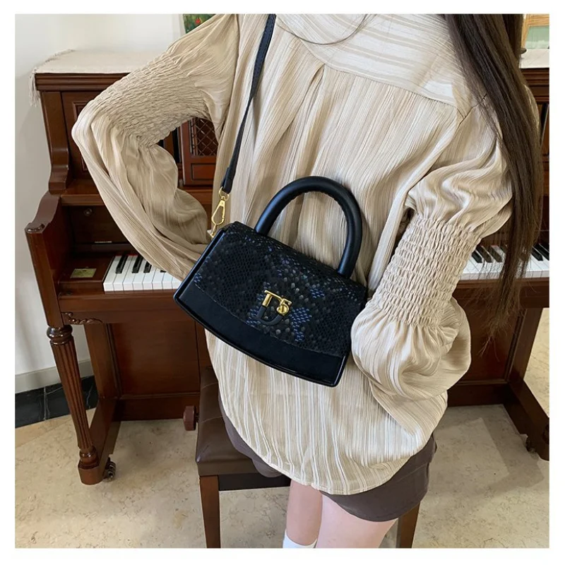 프리미엄 가죽으로 제작된 패셔너블한 여성 핸드백, 파리 캐주얼 데일리룩을 자랑합니다 ​