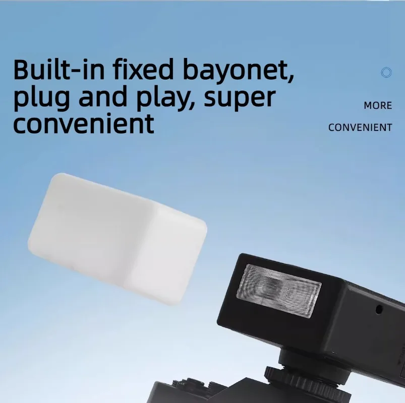 For Godox Mini Flash Diffuser IM20 Soft Box, compatible with ZENIKO ZF08 / ZF04 Speedlite