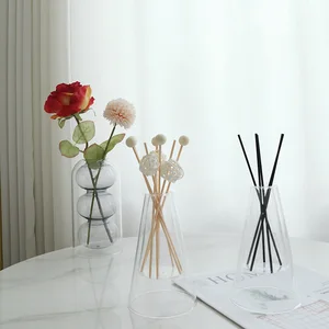 Transparente Aromatherapie -Diffusorflasche, Glastik -Organisatoren, Lagerbehälter, hydroponische Blumenpotentiometer, Heimdekoration Hauptverkaufsglasflasche Diffusor - №3