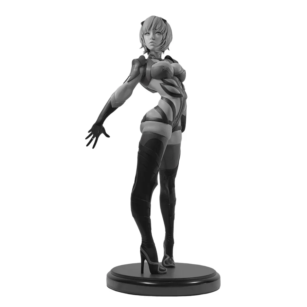 Figura de Anime Ayanami Rei 1:24, figura en miniatura, Kit de modelo de resina, Kit de modelo de plástico sin pintar A526