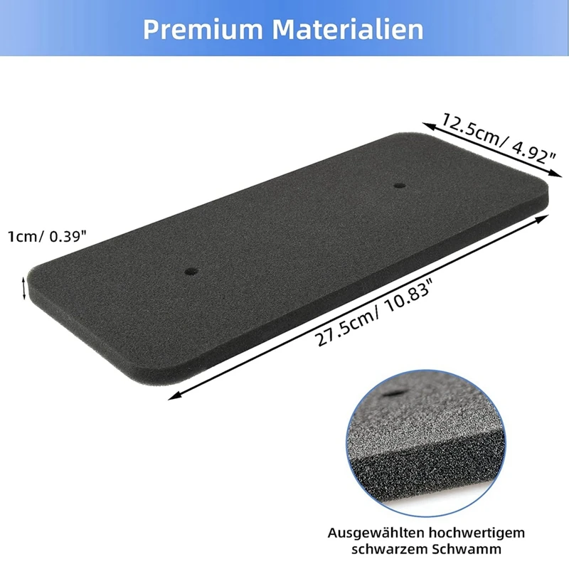 4 Stuk Droger Filter Zwarte Spons Vervangende Onderdelen Voor Snoep/Hoover/Ostein/Fagor/Huis Warmtepomp Droger, Sponsfilter