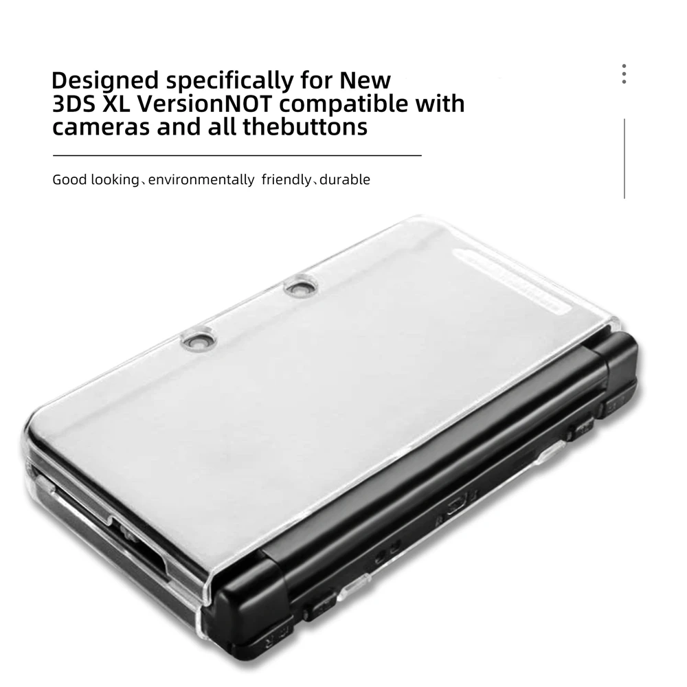 

For New 3DS XL LL Protective Shell Ultra Clear Crystal Transparent Hard Case