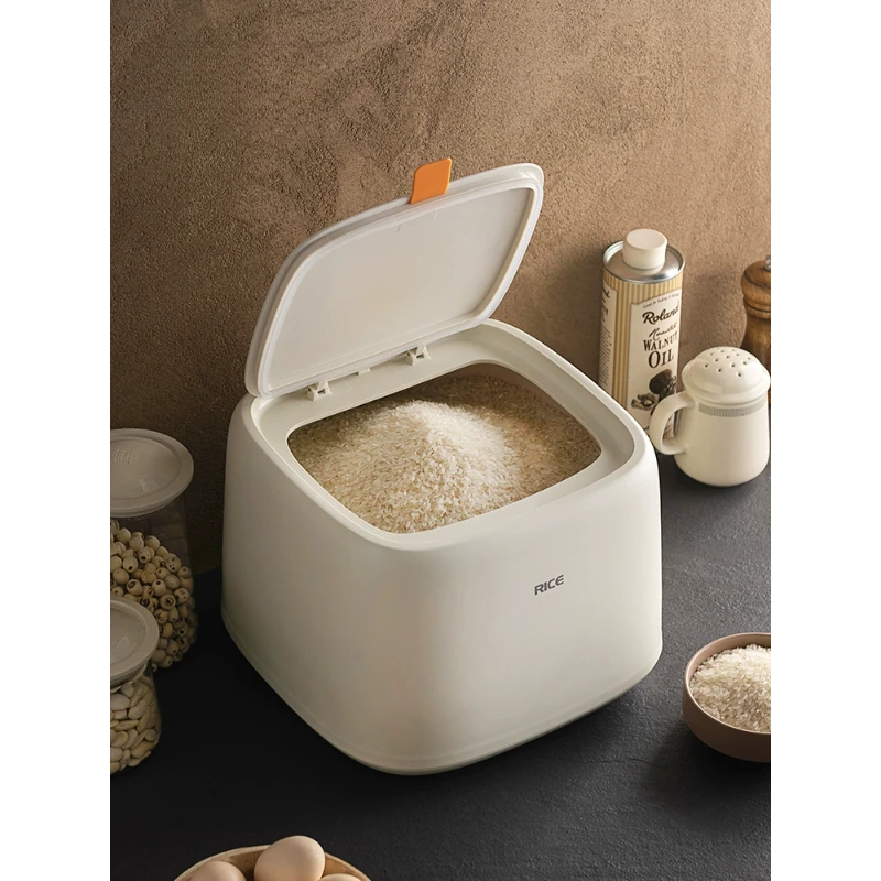 Household insect-proof and moisture-proof sealed thickened rice storage box rice jar flour storage tank rice storage box