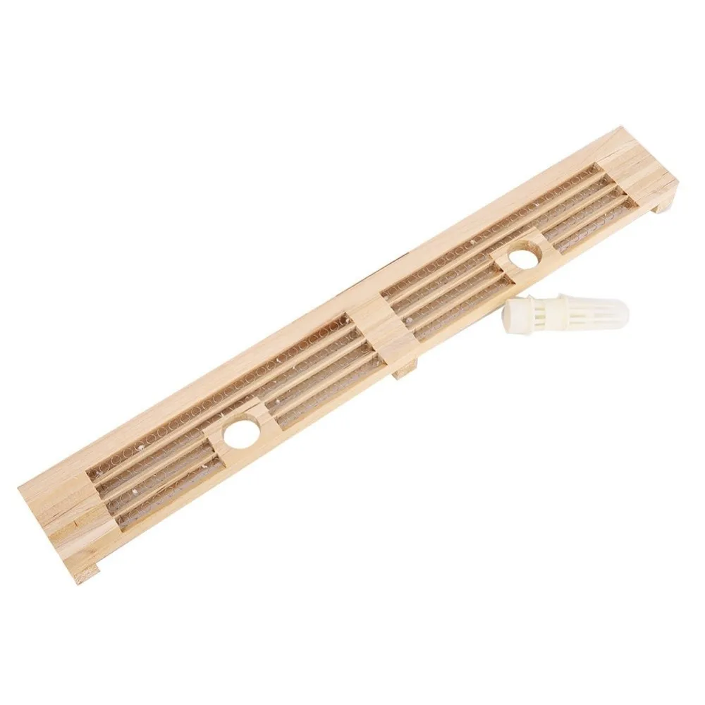 Wooden Wooden Pollen Collector Ventilated Design Four-Row Design Pollen Collector Tray Beekeeping Pollen Trap Farm Beekeeping