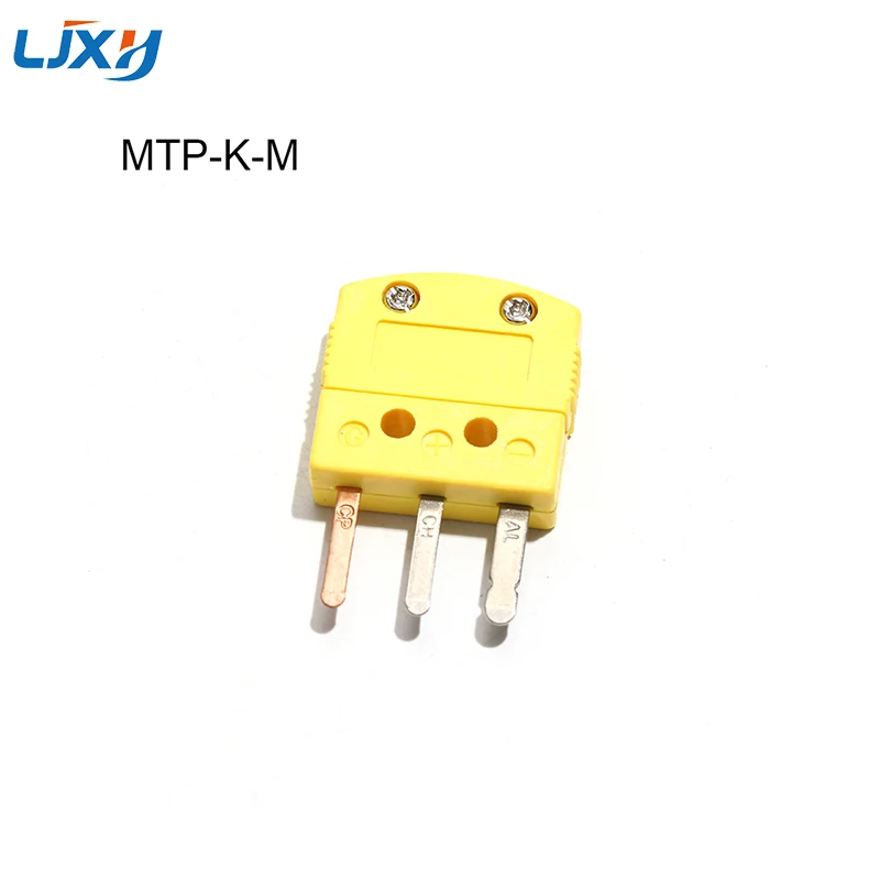 LJXH K-type U-type MTP-K MTP-U 3-Pin Plug and Socket Flat plug Connector of Male and Female Thermocouple Connector