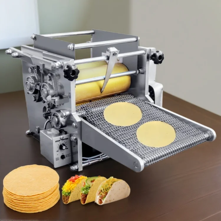 

Desktop Commercial Coarse Corn Nickel Powder Press Mini Tortilla Slicer Automatic