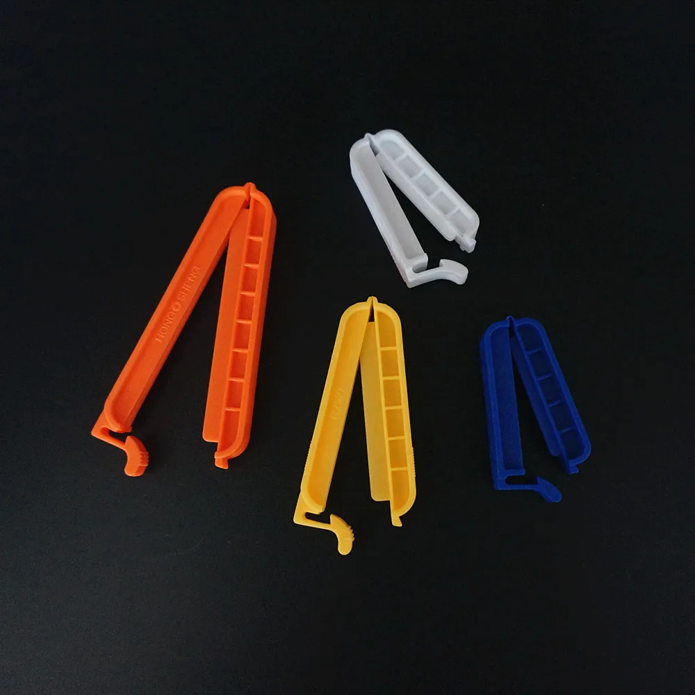 10pcs/Pack 40mm 60mm 80mm 100mm PLASTIC Dialysis Bag Clamp Sealing Clip