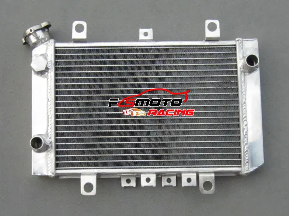 Aluminum Radiator+Fan For Kawasaki KVF400 A/B/C/D Prairie 400 1997 1998 1999 2000 2001 2002 97 98 99 00