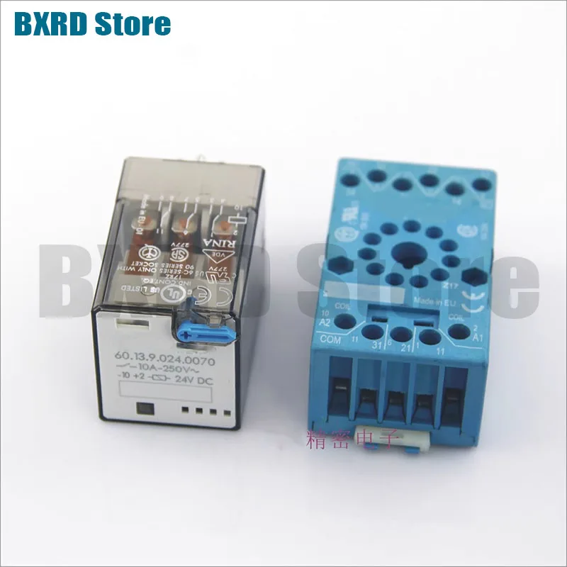 100%-new-original 60.13.9.024.0040 60.13.8.230.0040 90.21 3CO-DPDT 11PIN 10A-250V