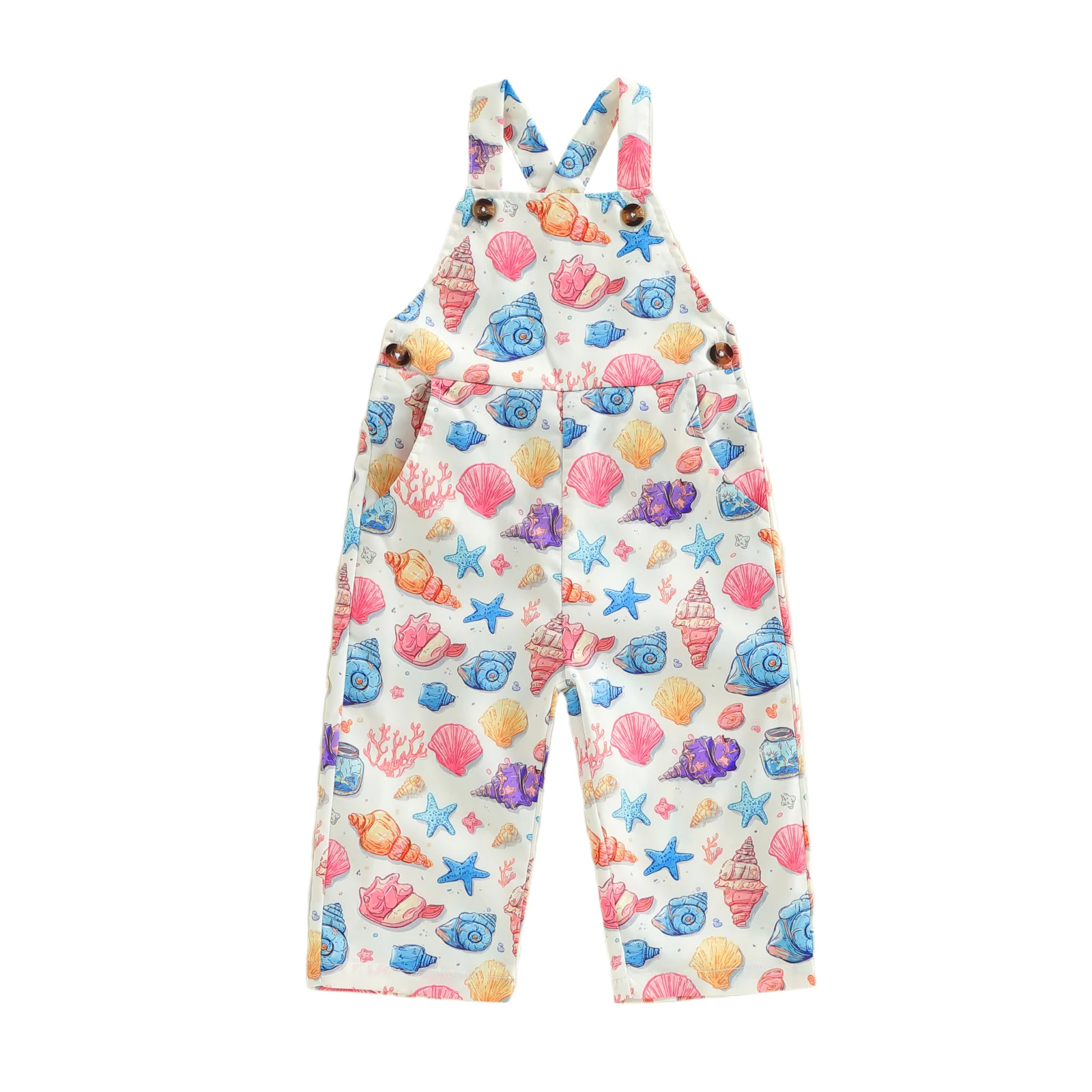 

Детские джинсовые комбинезоны, милый комбинезон без рукавов с мультяшным принтом для малышей, повседневный комбинезон для девочек и мальчиков