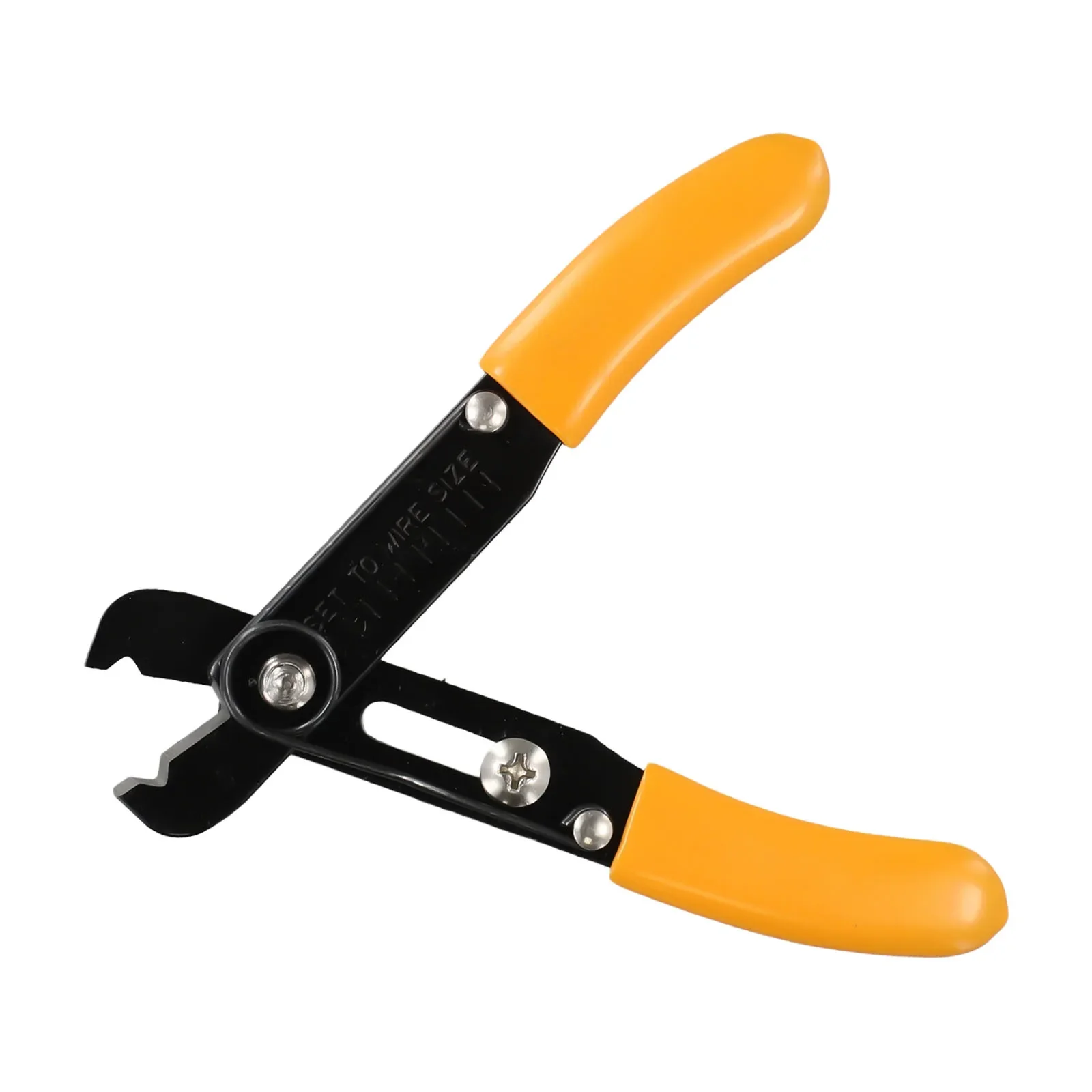 Hand Tools Mini Wire Stripper Clamp For Electronics Manganese Steel Orange + Black Workshop Equipment High Quality